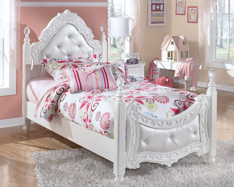 Exquisite Twin Poster Bed image