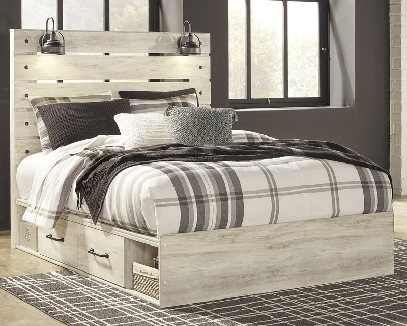 Cambeck Queen Panel Bed with 2 Storage Drawers image