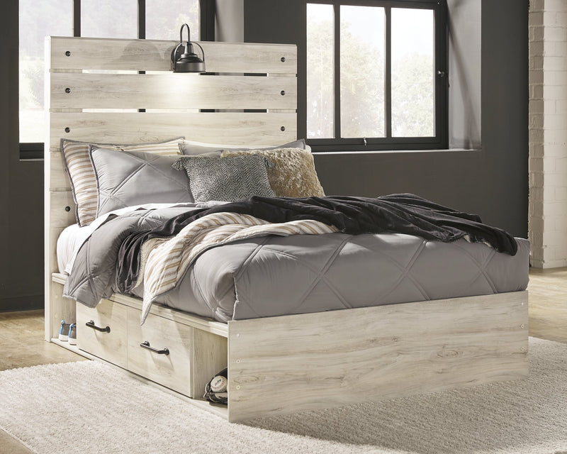 Cambeck Full Panel Bed with 4 Storage Drawers image