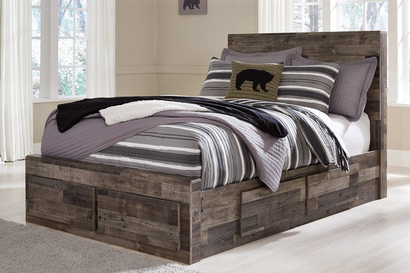 Derekson Full Panel Bed with 6 Storage Drawers image
