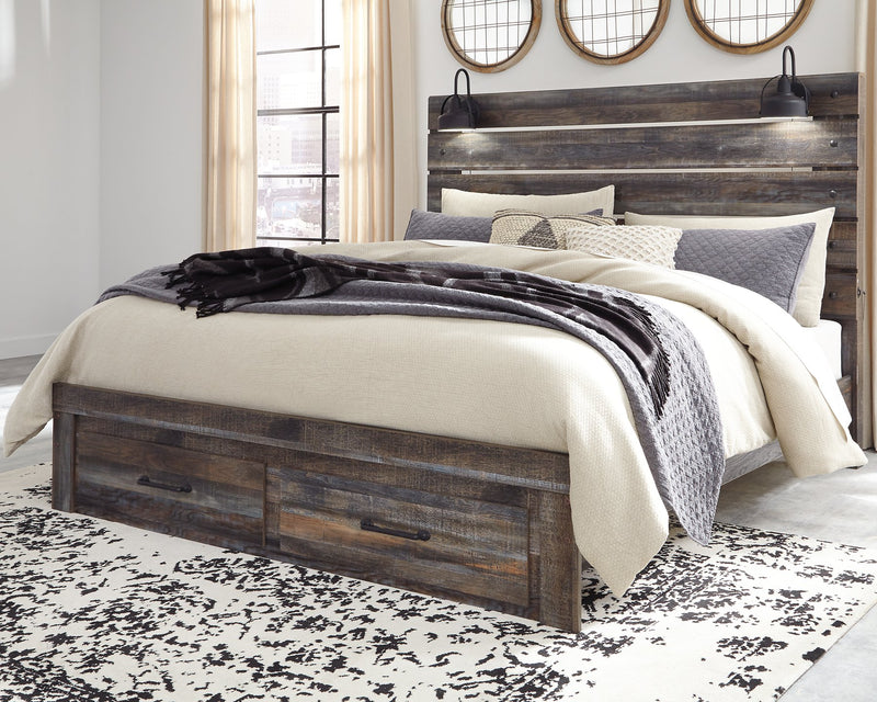 Drystan King Panel Bed with Storage image