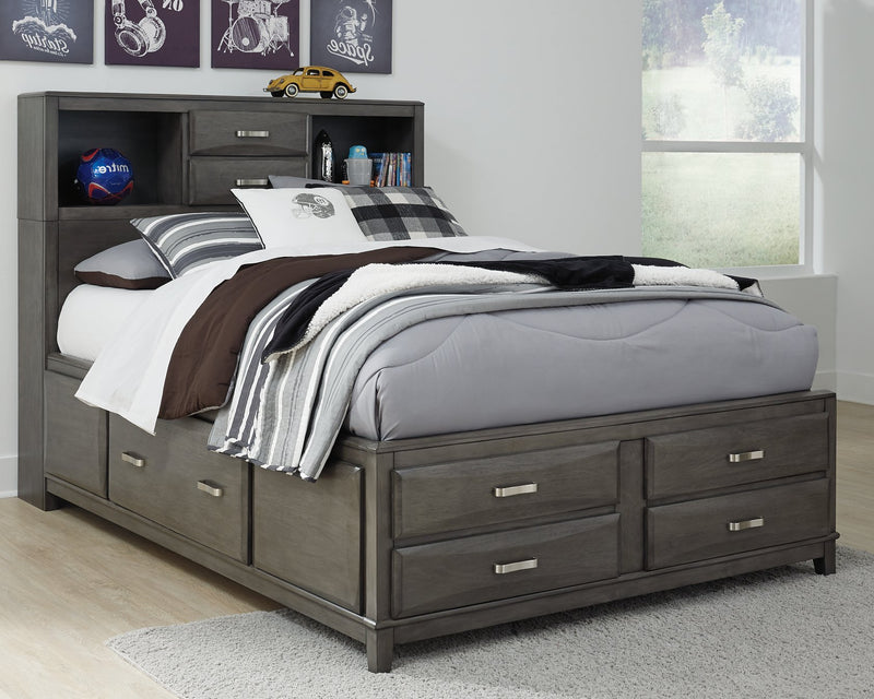 Caitbrook Full Storage Bed with 7 Drawers image