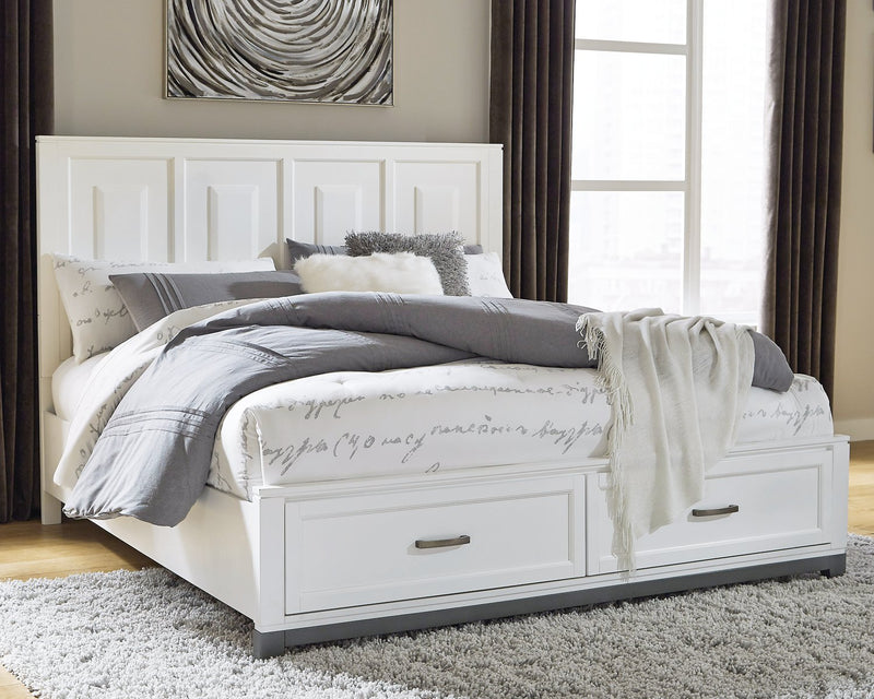Brynburg Queen Panel Bed with 2 Storage Drawers image