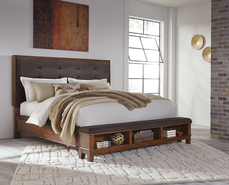 Ralene California King Upholstered Panel Bed image