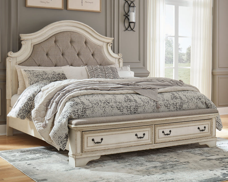 Realyn King Upholstered Bed image