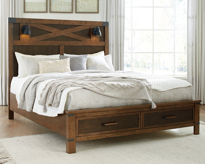 Wyattfield Queen Panel Bed with Storage image