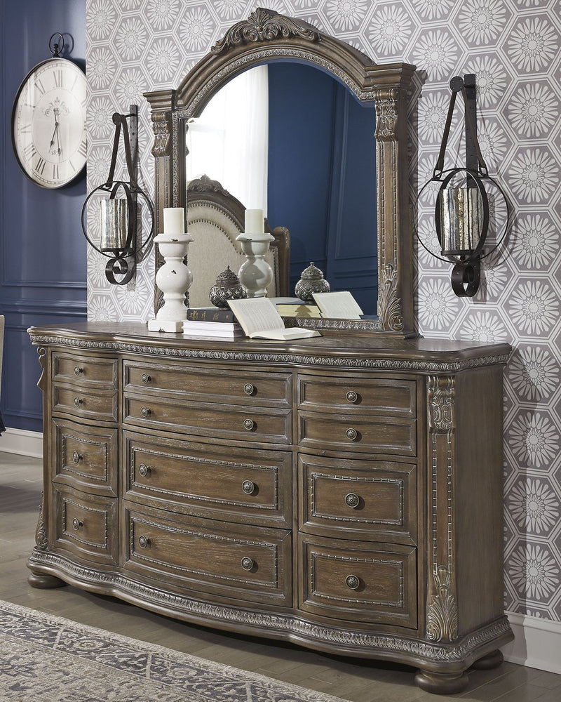Charmond Dresser and Mirror image