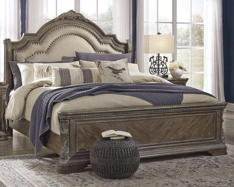 Charmond Queen Upholstered Sleigh Bed image