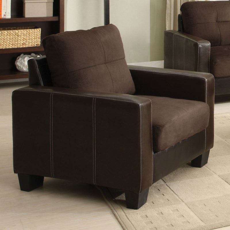 Laverne Chocolate/Espresso Chair, Chocolate image