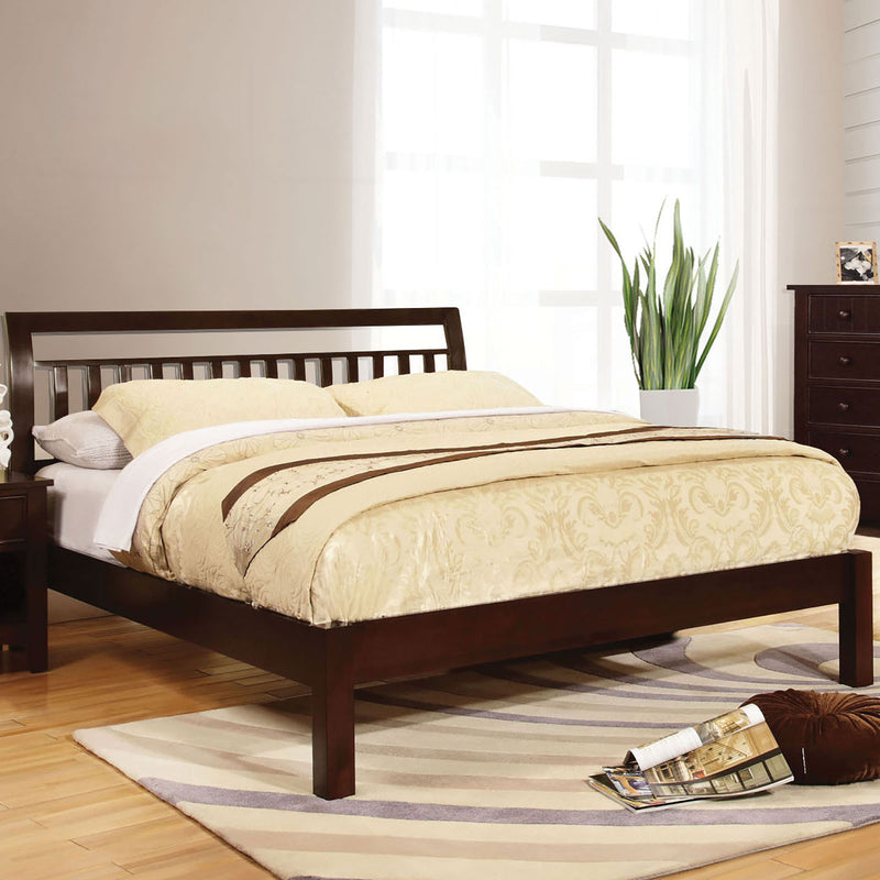 Corry Dark Walnut Queen Bed image