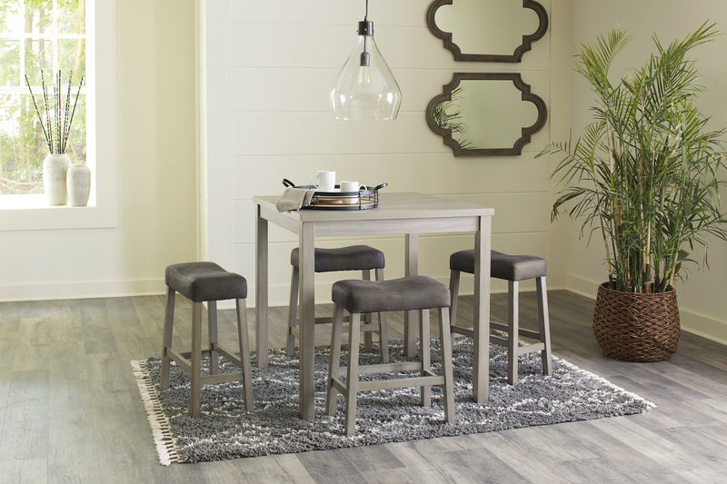 Loratti Counter Height Dining Table and Bar Stools (Set of 5) image
