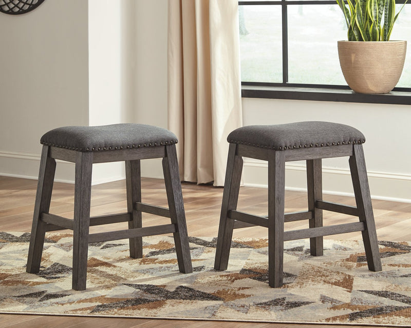 Caitbrook Counter Height Upholstered Bar Stool image