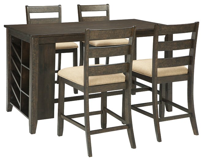 Rokane 5-Piece Counter Height Dining Room Set image
