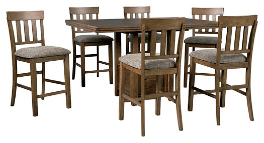 Flaybern 7-Piece Counter Height Dining Room Set image
