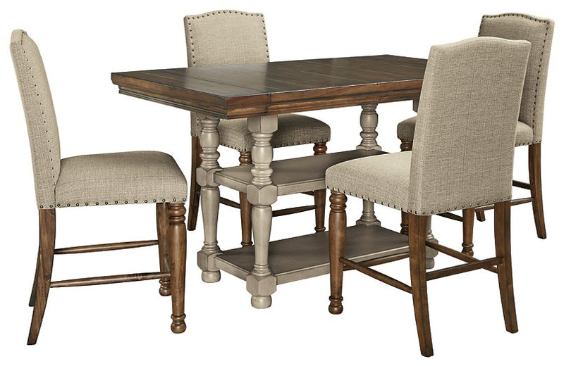 Lettner 5-Piece Counter Height Dining Room Set image