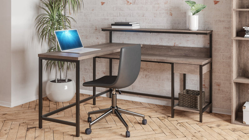 Arlenbry Home Office L-Desk with Storage image