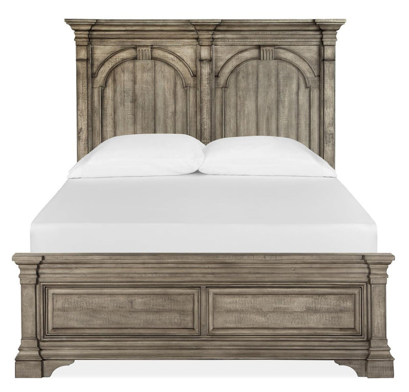 Magnussen Furniture Milford Creek Queen Panel Bed in Lark Brown