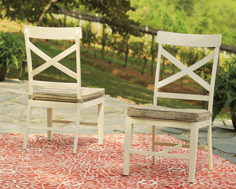 Preston Bay Armless Chair with Cushion (Set of 2) image