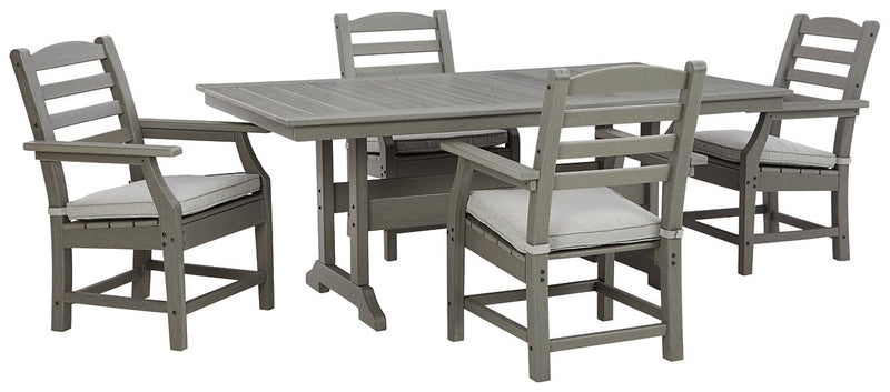 Visola Outdoor Dining Table with 4 Chairs image