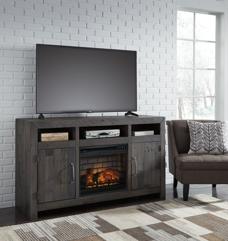 Mayflyn 62" TV Stand with Electric Fireplace image