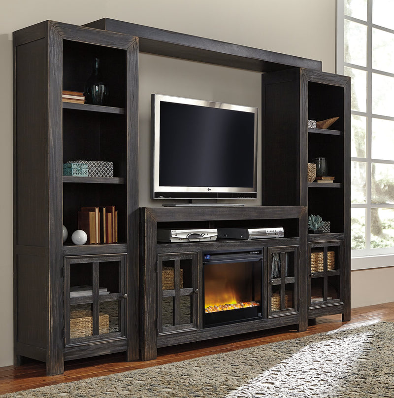 Gavelston Entertainment System with Fireplace Insert image