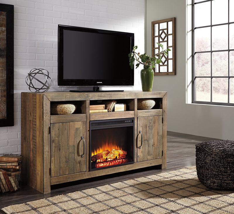 Sommerford 62" TV Stand with Electric Fireplace image