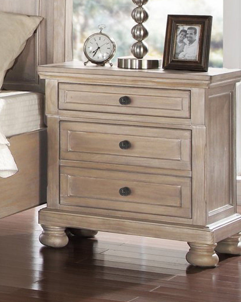New Classic Furniture Allegra Nightstand in Pewter B2159-040 image