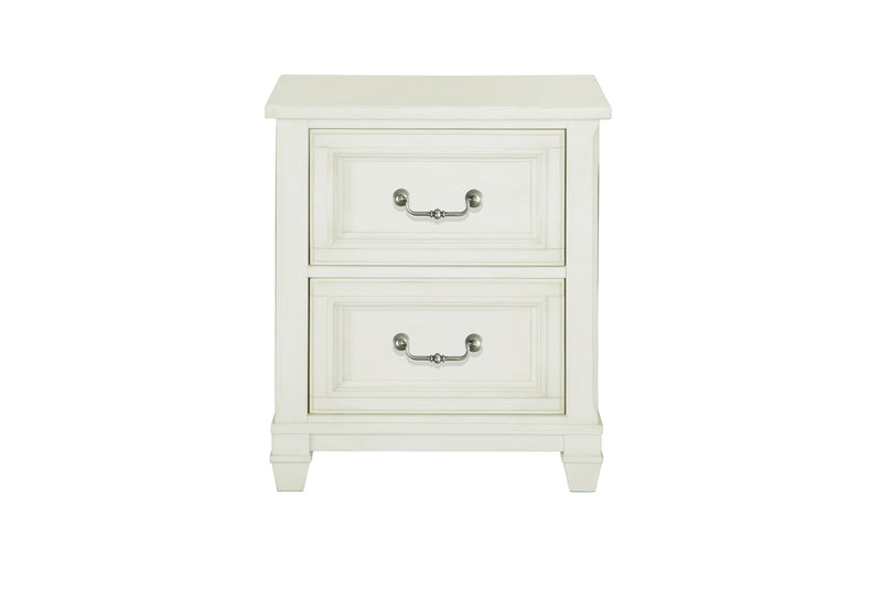 Magnussen Furniture Brookfield Drawer Nightstand in Cotton White B4056-01 image