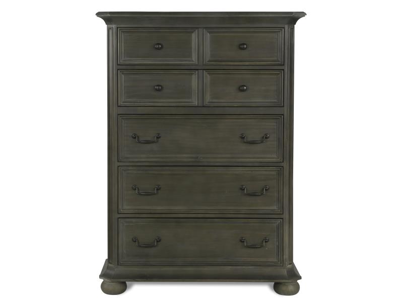 Magnussen Furniture Cheswick Drawer Chest in Washed Linen Grey B4095-10 image