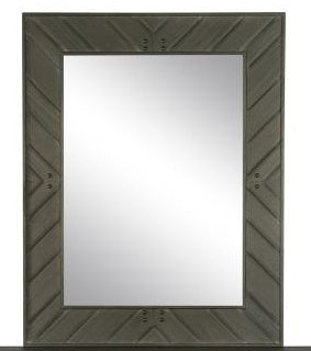 Magnussen Furniture Cheswick Portrait Mirror in Washed Linen Grey B4095-42 image