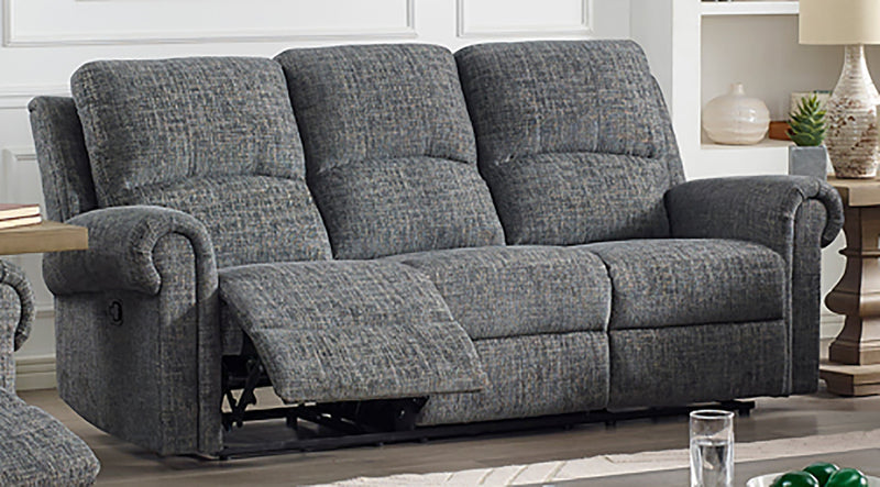 New Classic Furniture Connor Sofa with Dual Recliner in Gray U1172-30-GRY image
