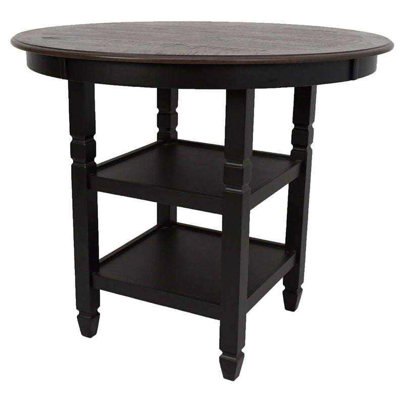 New Classic Furniture Prairie Point Round Counter Height Table in Black D058B-13 image