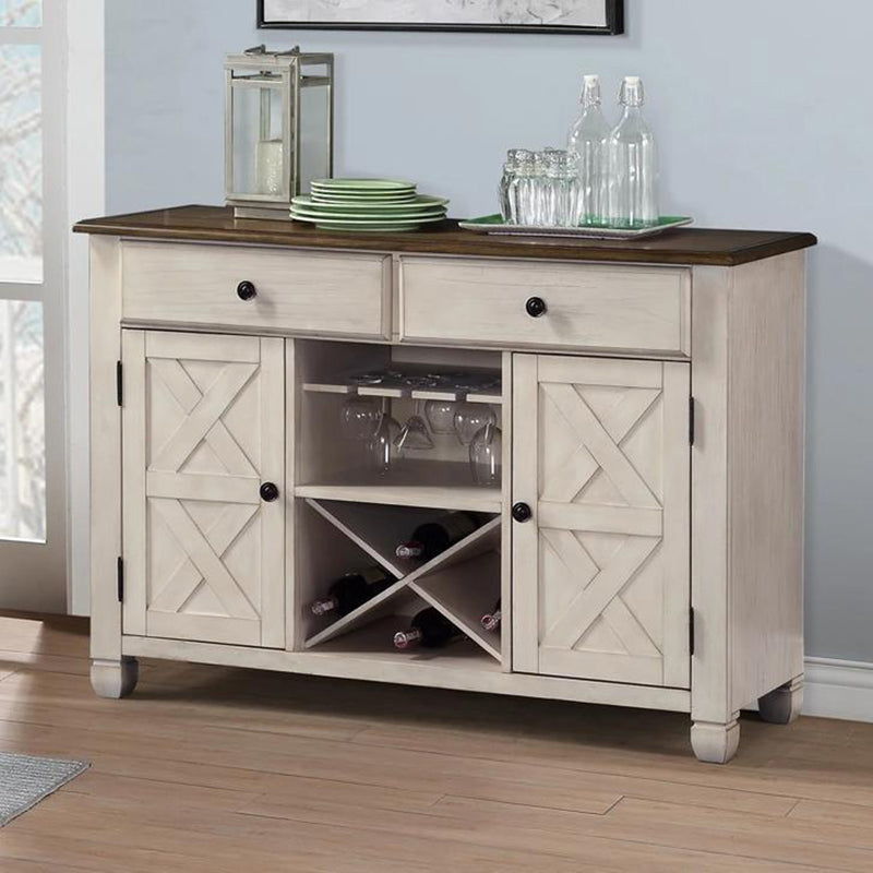 New Classic Furniture Prairie Point Server in White D058W-30 image