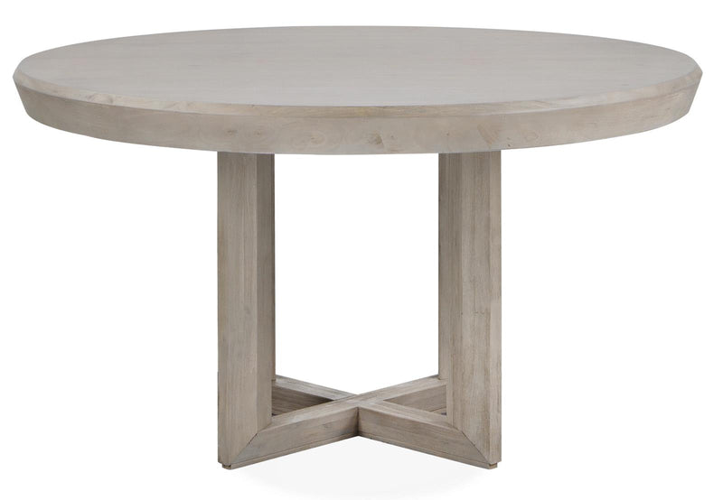 Magnussen Furniture Palisade Round Dining Table in Sandblasted Sandstone D4994-24 image