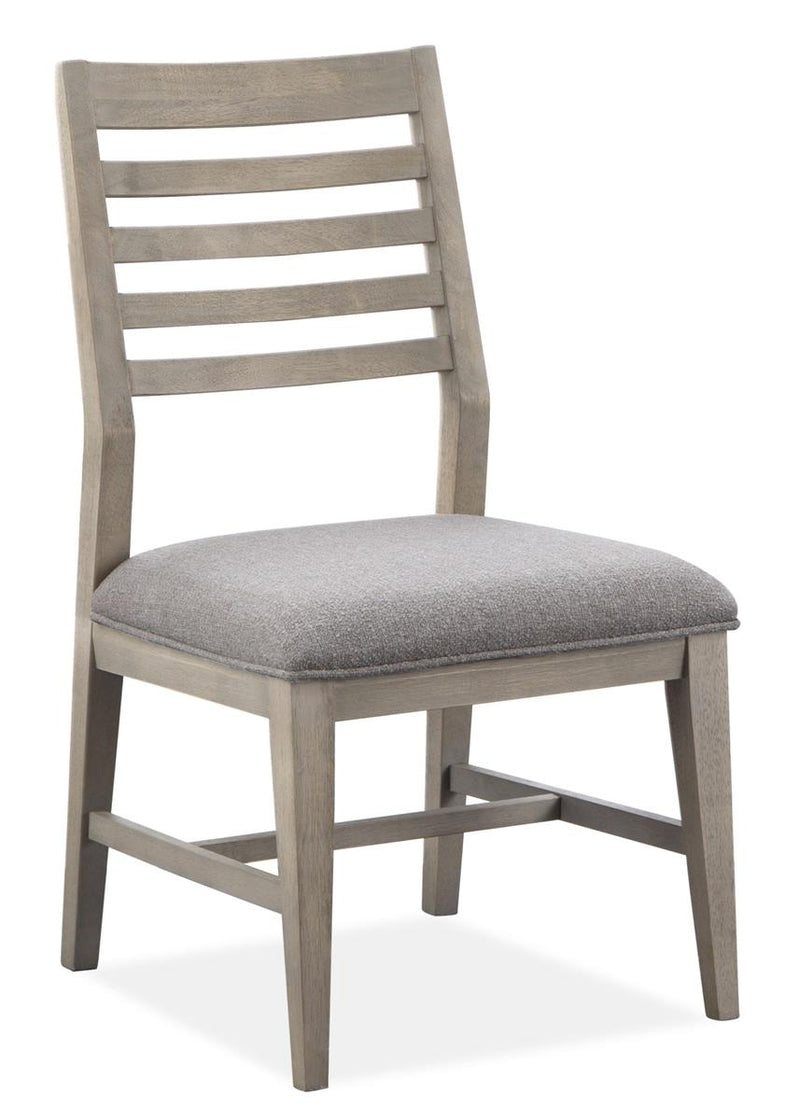 Magnussen Furniture Palisade Side Chair with Upholstered Seat in Sandblasted Sandstone (Set of 2) D4994-62 image