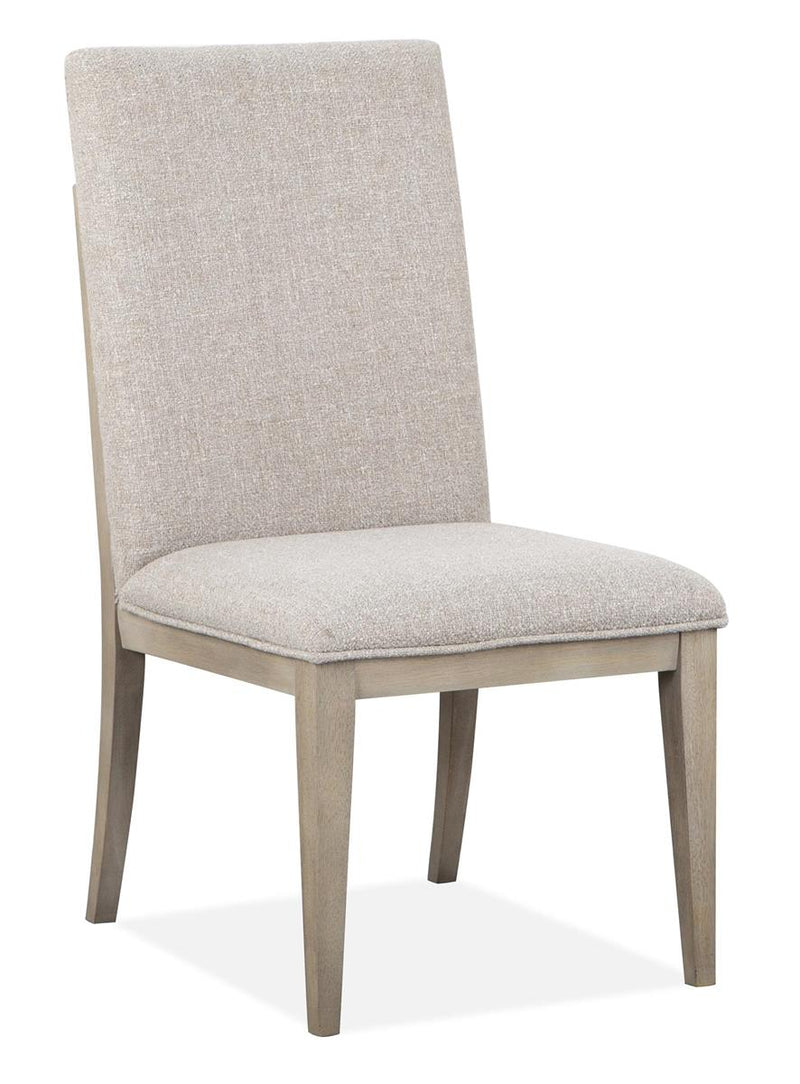 Magnussen Furniture Palisade Side Chair with Upholstered Seat and Back in Sandblasted Sandstone (Set of 2) D4994-63 image