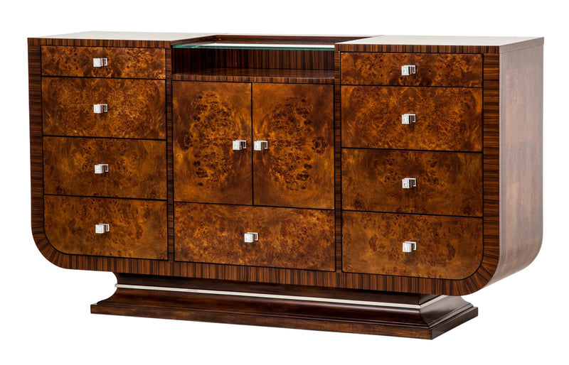 Aico Cloche 9 Drawer Dresser in Bourbon 10050-32 CLOSEOUT image
