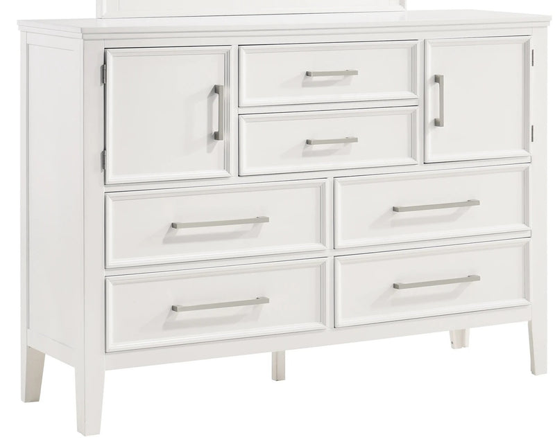 New Classic Furniture Andover 6 Drawer  Dresser  in White B677W-050 image