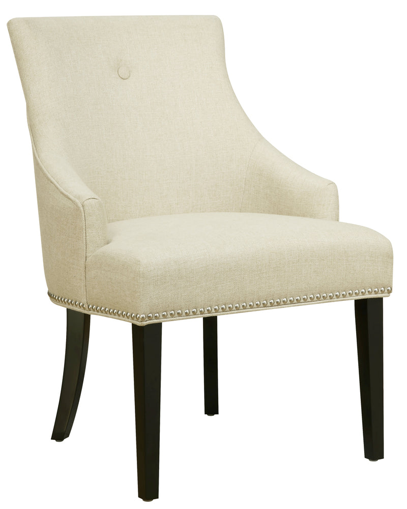 Pulaski ACH Button Back Dining Chair in White DS-2520-900-433 image