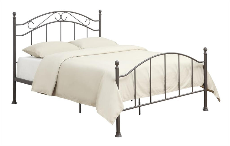 Pulaski All-in-One Brown "Scroll" Metal Queen Bed DS-2646-290 image