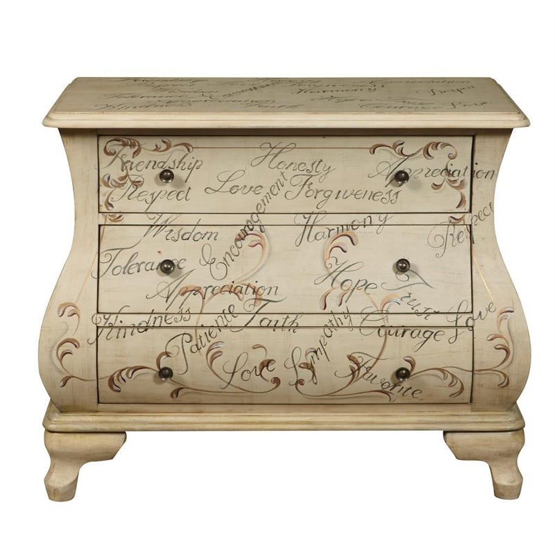 Pulaski Hand Painted Words Bombay Chest DS-P017037 image