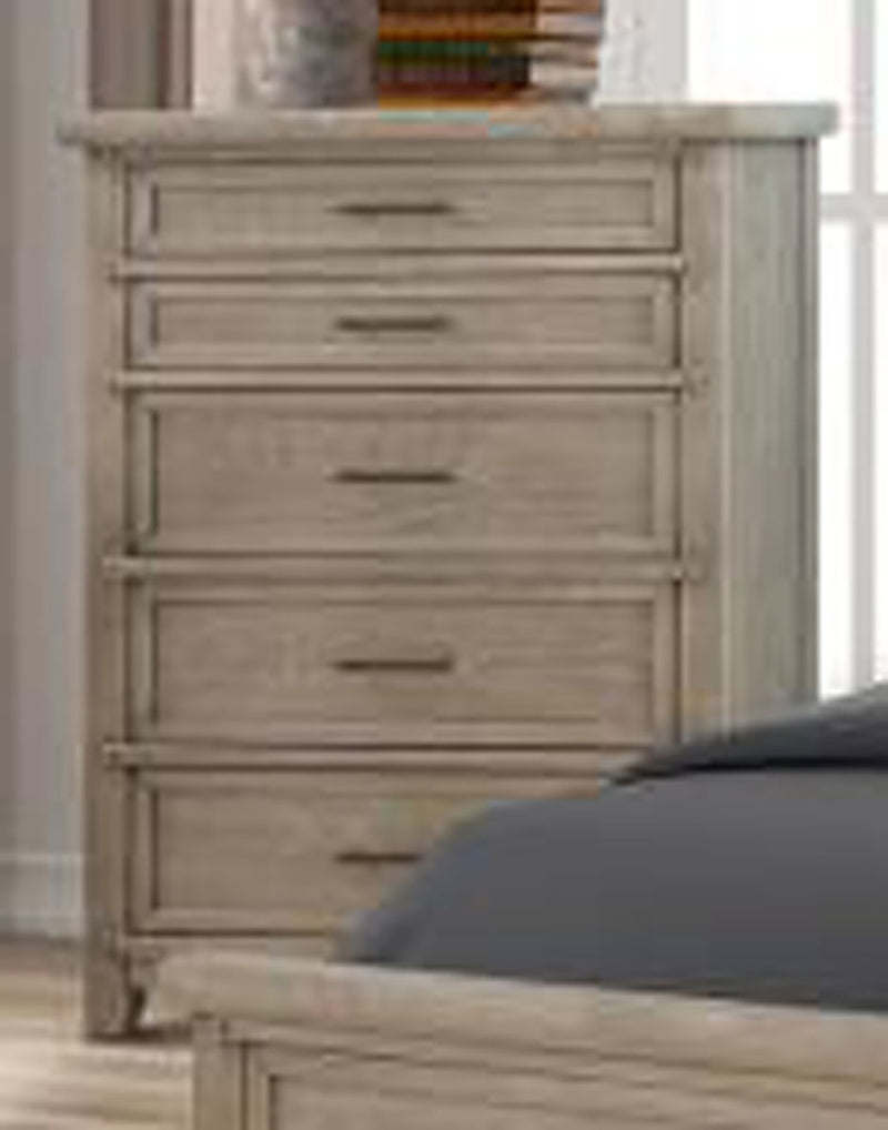 New Classic Furniture Fairfax 5 Drawer Lift Top Chest in Driftwood B704W-070 image