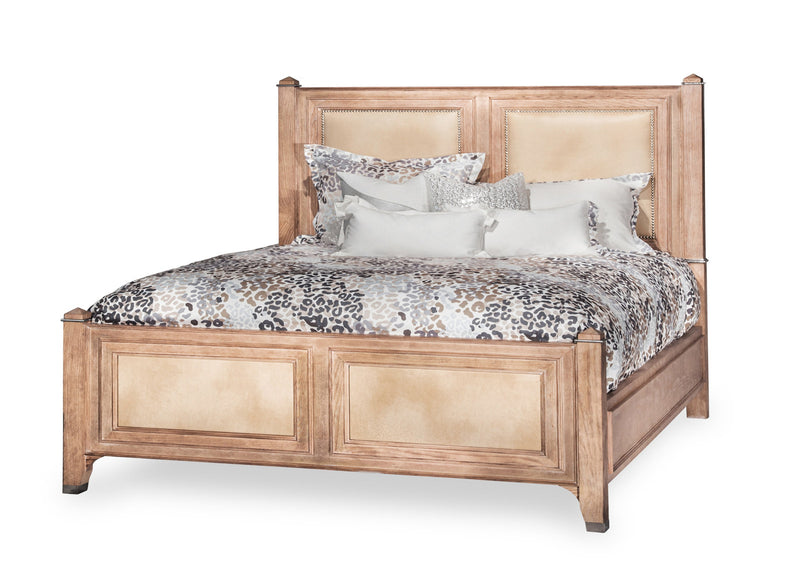 AICO Biscayne West Eastern King Panel Bed in Sand 80000EKPL3-102 CLOSEOUT image