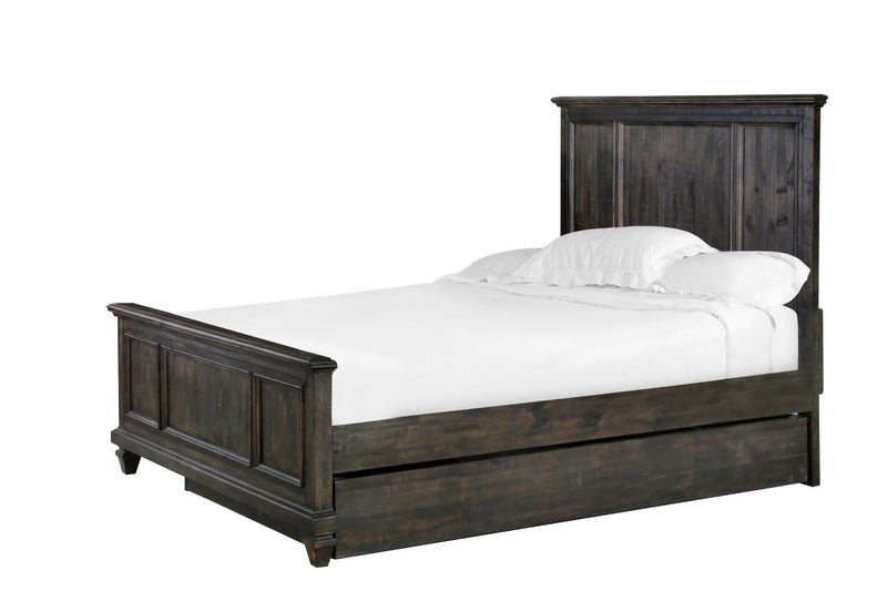 Magnussen Furniture Calistoga Full Panel Bed with Trundle in Weathered Charcoal Y2590-64T image
