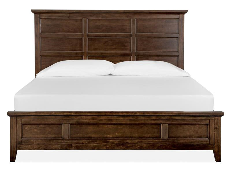 Magnussen Furniture Hamlin Park California King Panel Bed in Russet image