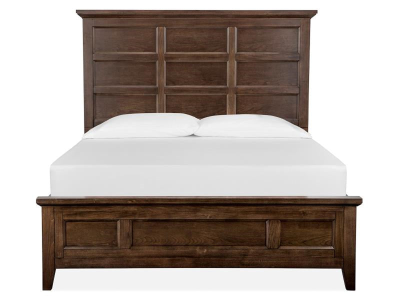 Magnussen Furniture Hamlin Park Queen Panel Bed in Russet image