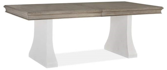 Magnussen Furniture Alys Beach Double Pedestal Table in White D4864-32 image