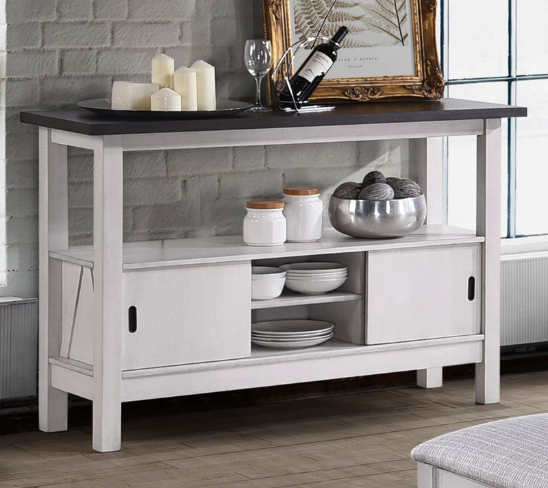 New Classic Furniture Maisie Server in White/Brown D1903-30 image