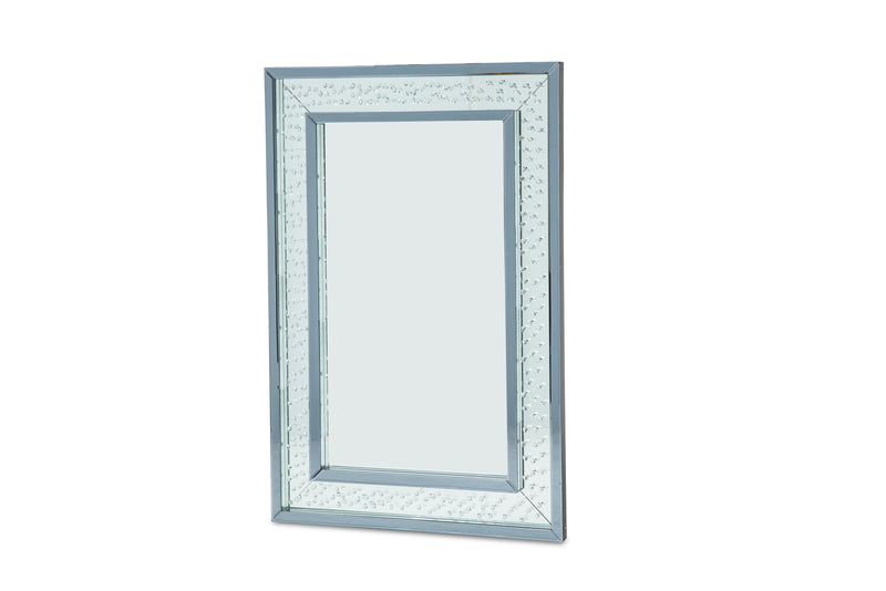 AICO Montreal Rect Wall Decor Crystal Framed Mirror FS-MNTRL261 image
