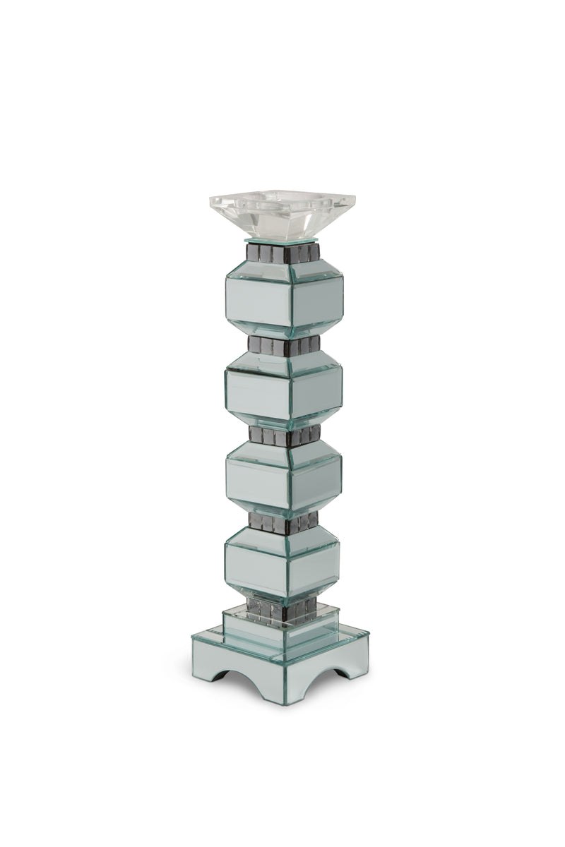 AICO Montreal 4-Tier Mirrored Candle Holder w/Crystal Accents (2/pack) FS-MNTRL156-PK2 image